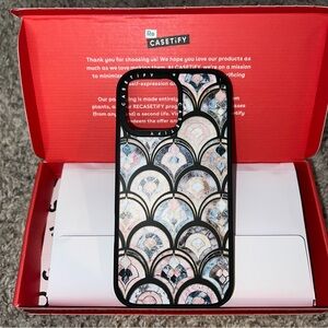 Casetify Black Art Deco iPhone 16 Pro Max Case